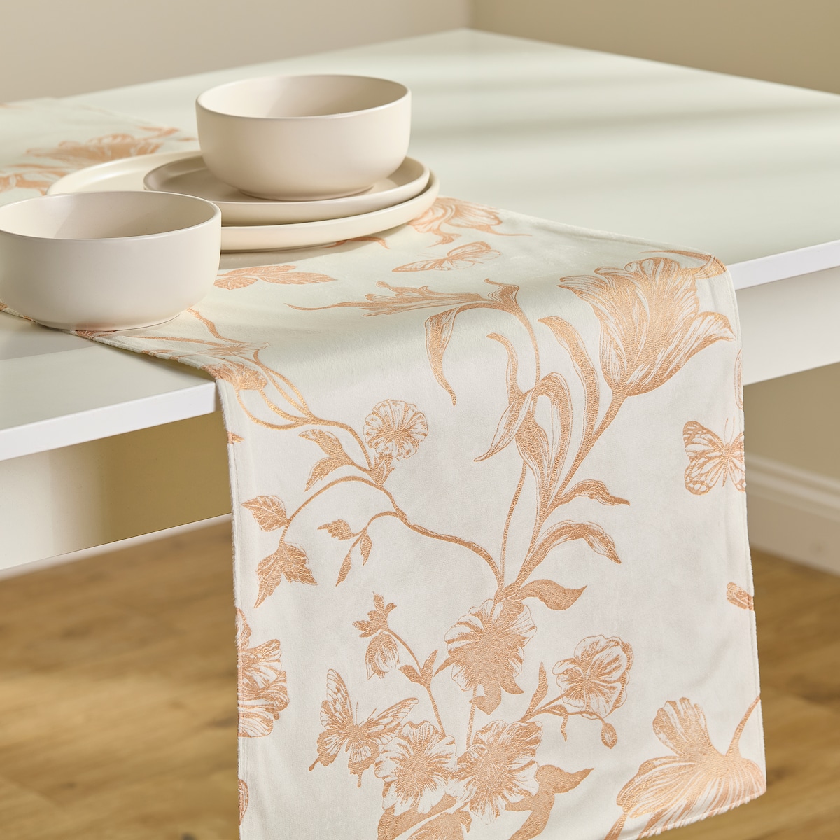 Bieżnik z nadrukiem Bianca 40x180 cm