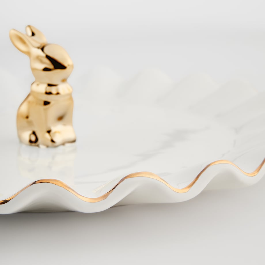 Patera Wonderland z motywem królika