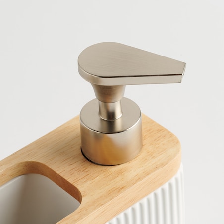 Dozownik z miejscem na gąbkę i szczotką Velosi