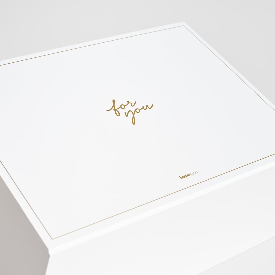 Pudełko prezentowe Christmas box white l