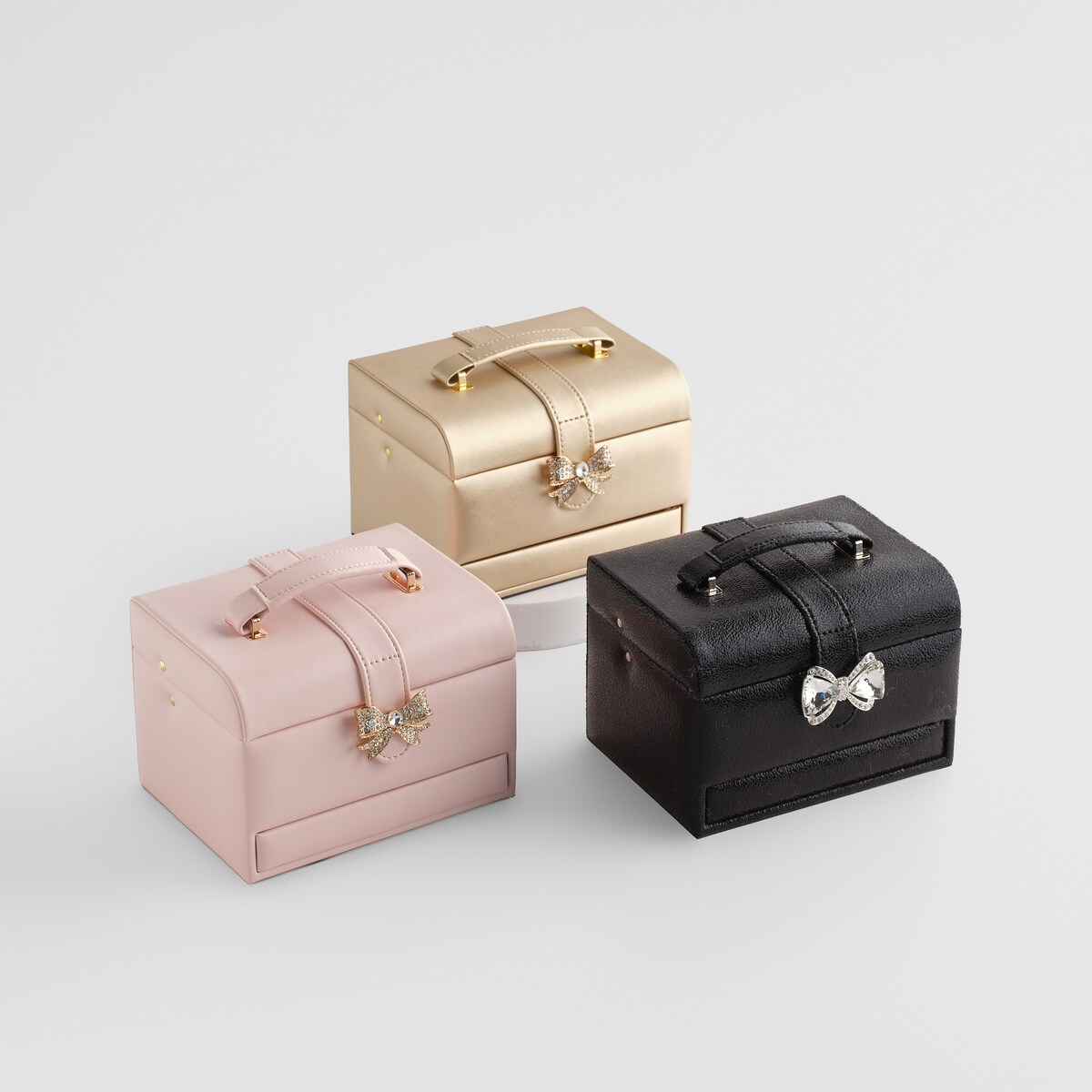 Szkatułka z lustrem i szufladkami Patricia 18x14 cm