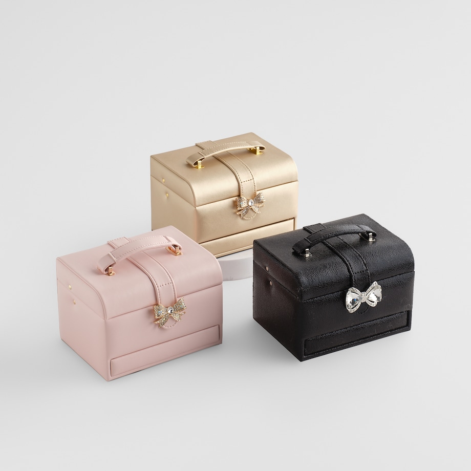 Szkatułka z lustrem i szufladkami Patricia 18x14 cm