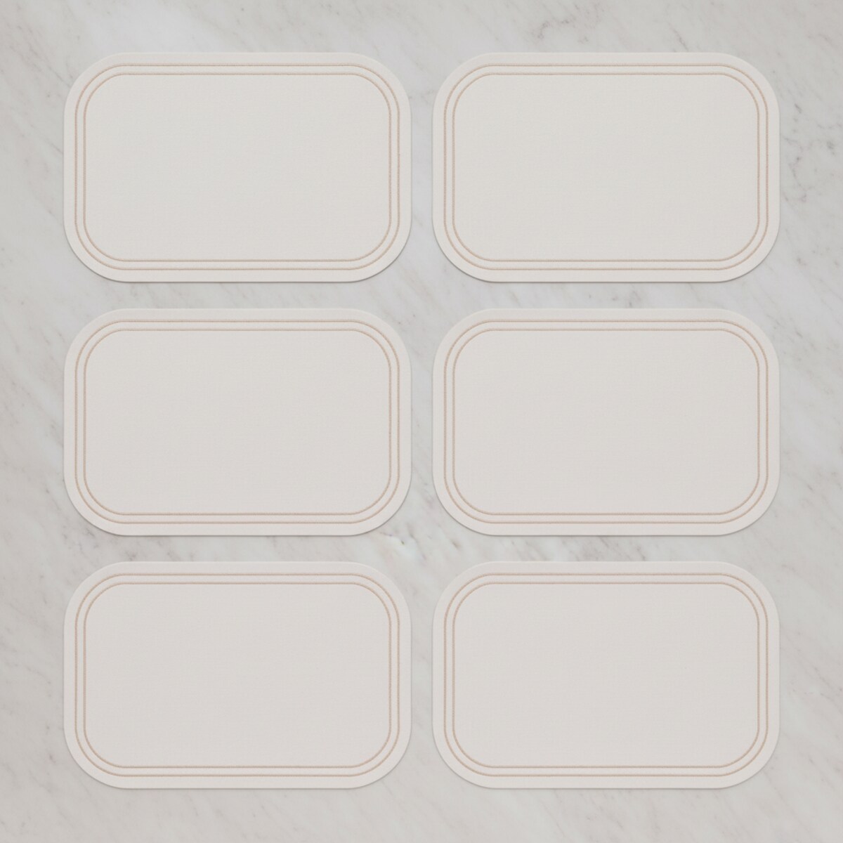 Komplet 6 podkładek dekoracyjnych Ritera