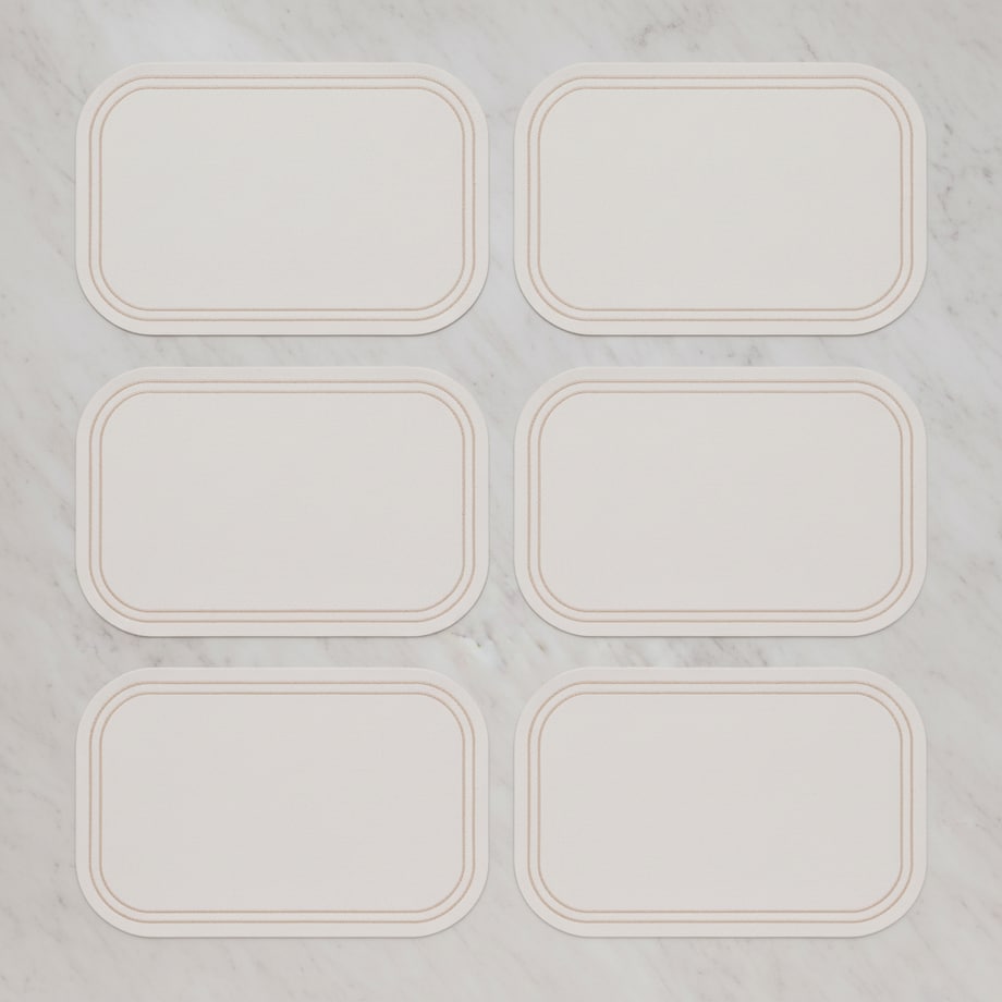 Komplet 6 podkładek dekoracyjnych Ritera