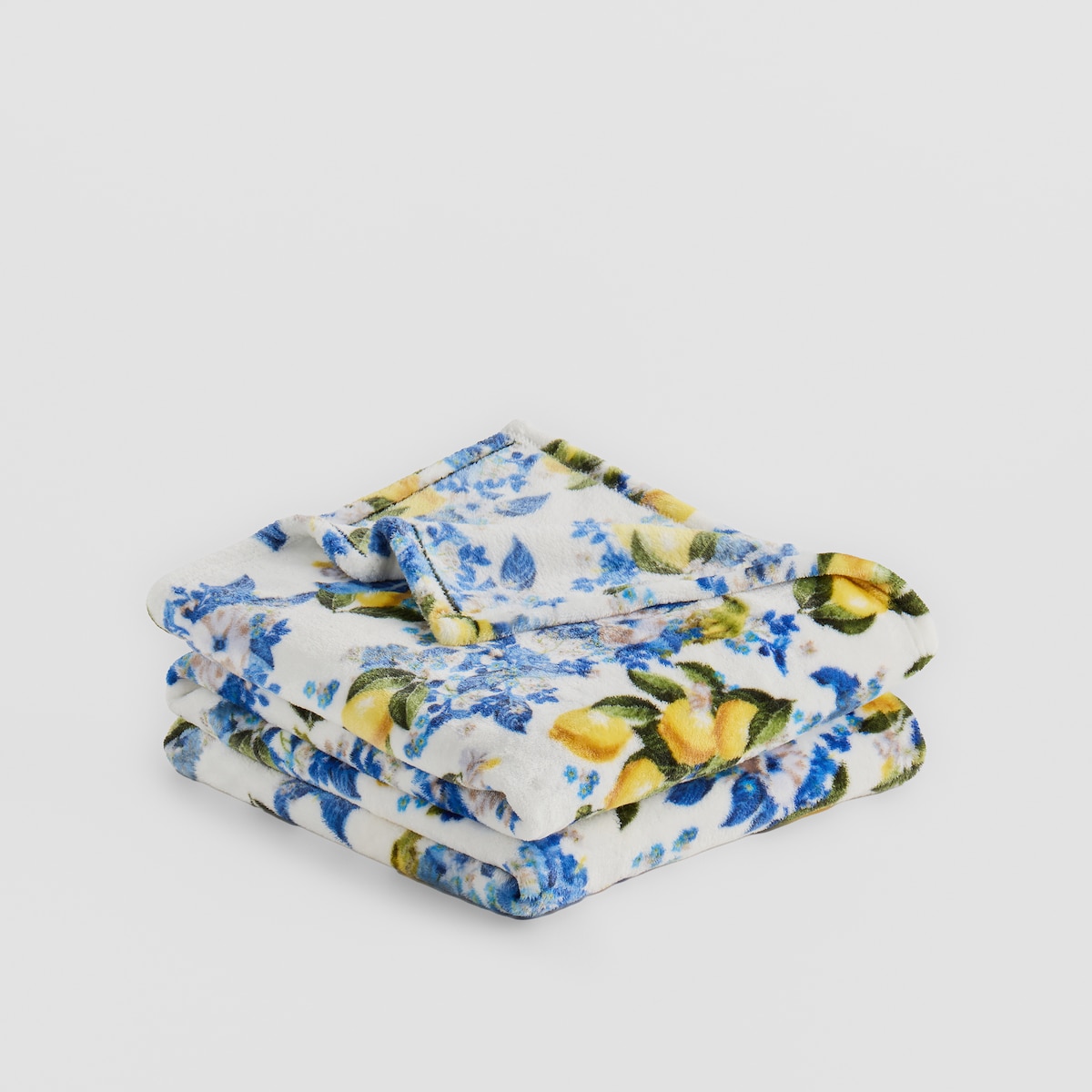 Drukowany koc Lemondi 150x200 cm z motywem kwiatowym