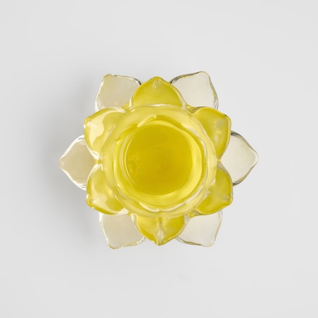 Świecznik Dalia z motywem kwiatowym