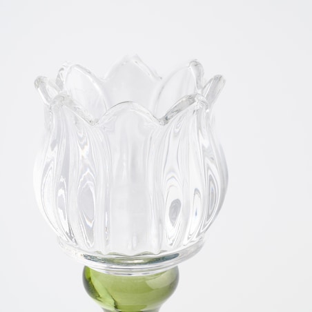 Świecznik Florrsi z motywem kwiatowym