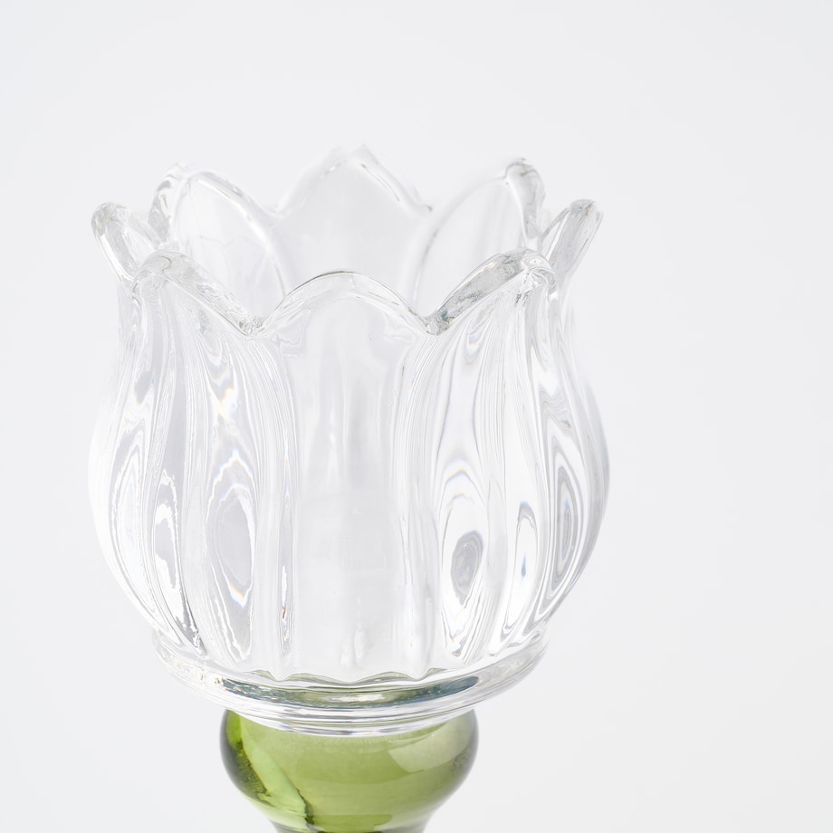 Świecznik Florrsi z motywem kwiatowym