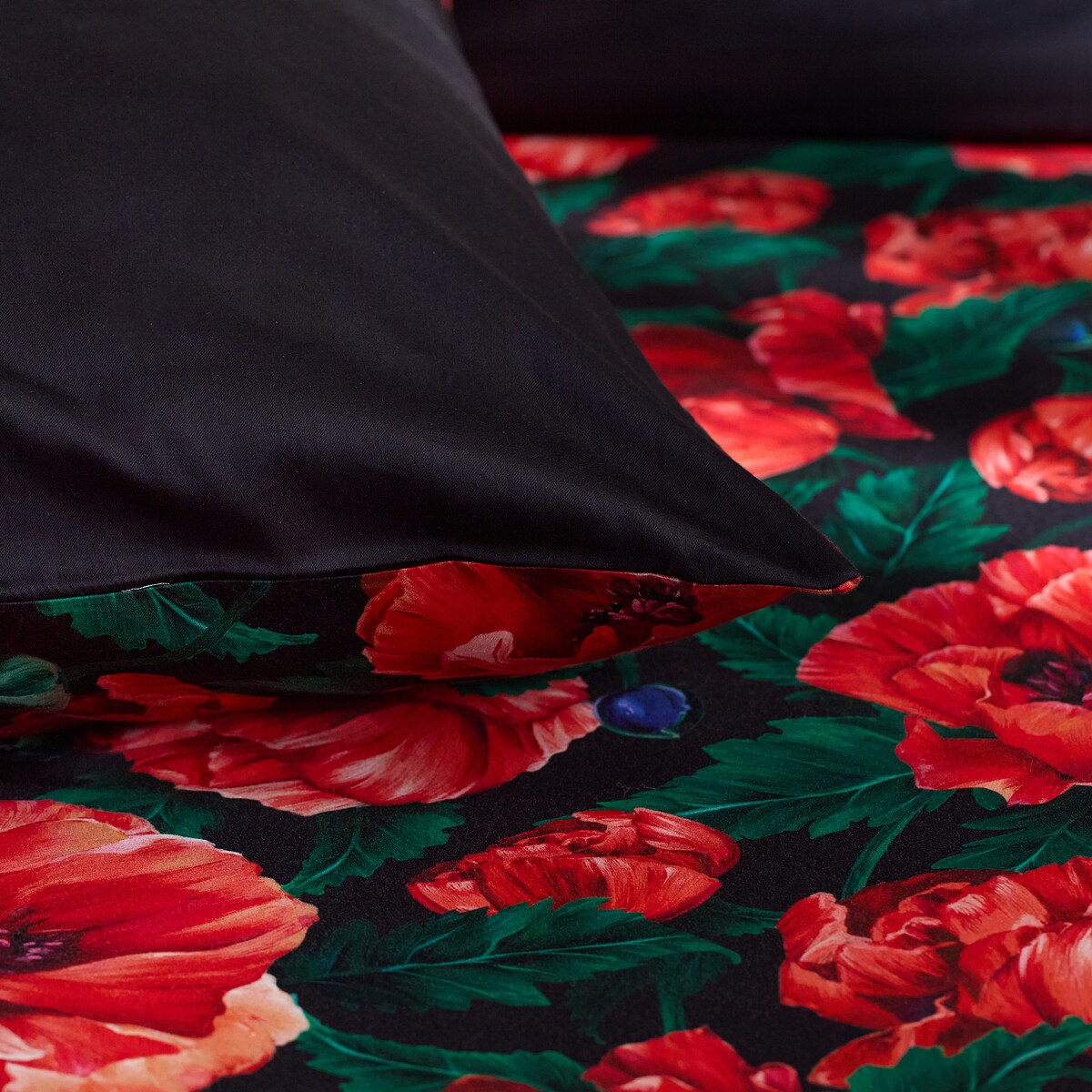 Pościel z bawełny satynowej Casinos 200x220 cm z motywem kwiatowym