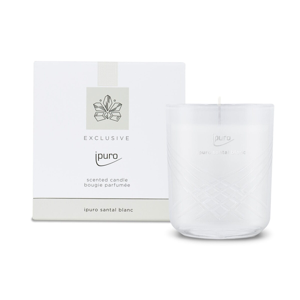 Świeca zapachowa ipuro Exclusive santal blanc 270 g