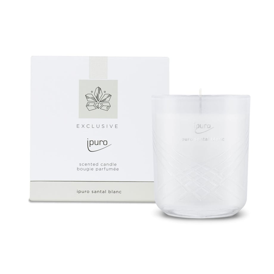 Świeca zapachowa ipuro Exclusive santal blanc 270 g