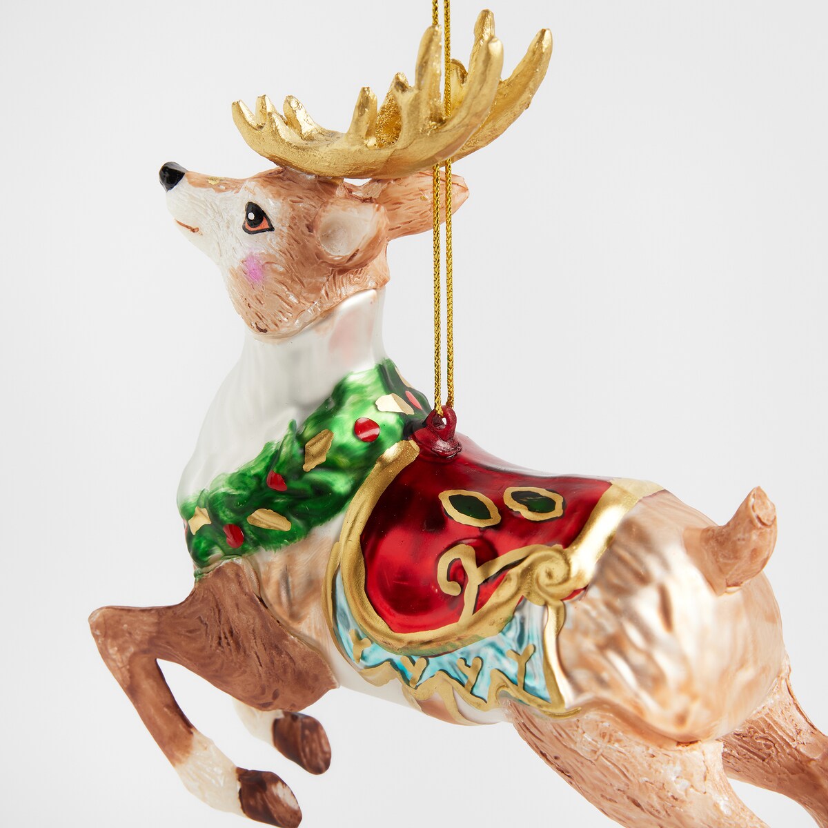 Bombka szklana Nuzzle z motywem renifera