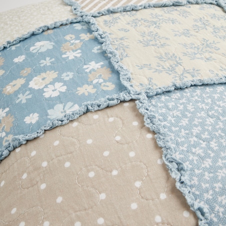 Poszewka dekoracyjna Cottagen 45x45 cm z motywem geometrycznym