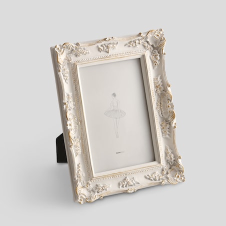 Ozdobna ramka z motywem kwiatowym rosano