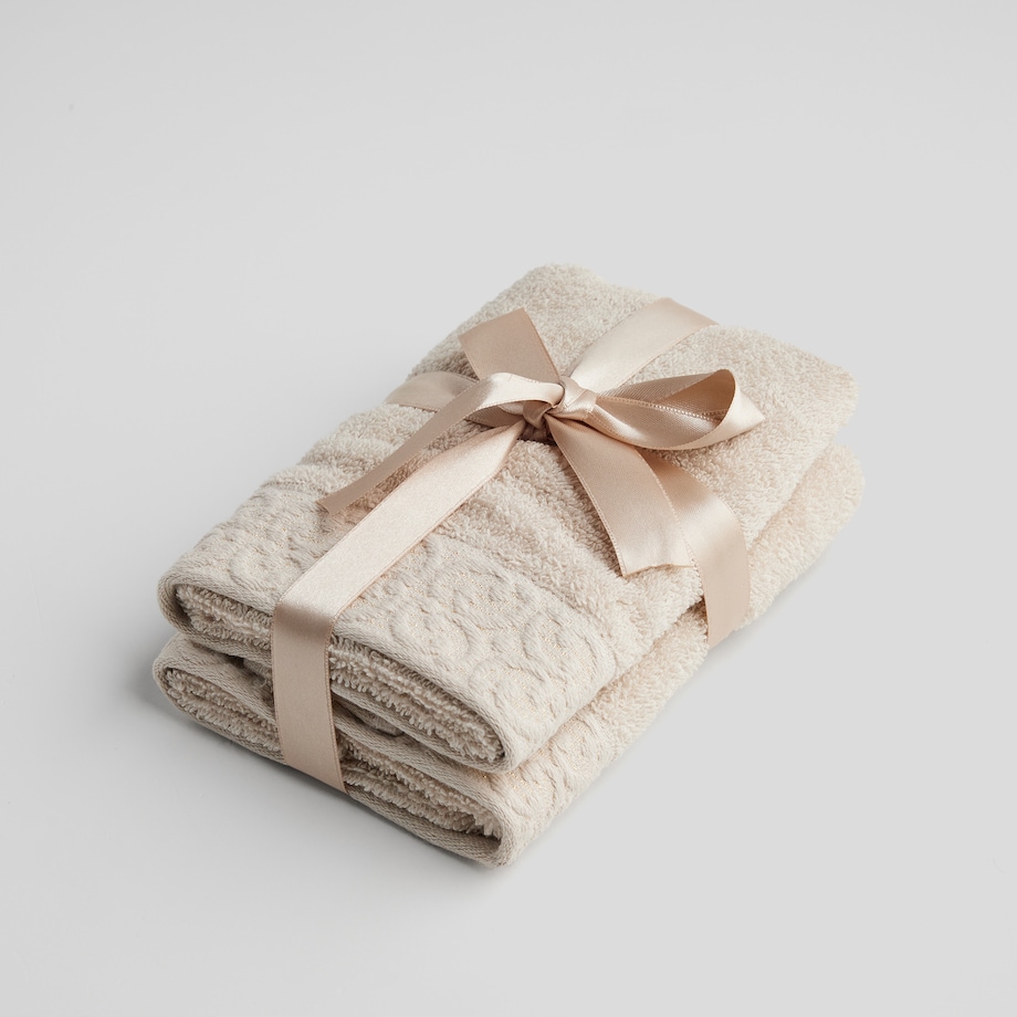 Komplet 2 szt. ręczników do twarzy lub do rąk Palais 30x50 cm