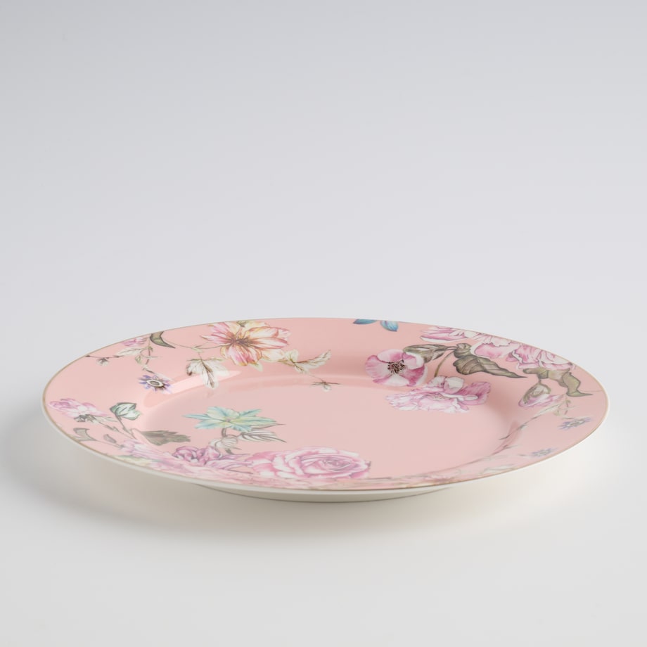 Talerz Deserowy Rosal z motywem kwiatowym