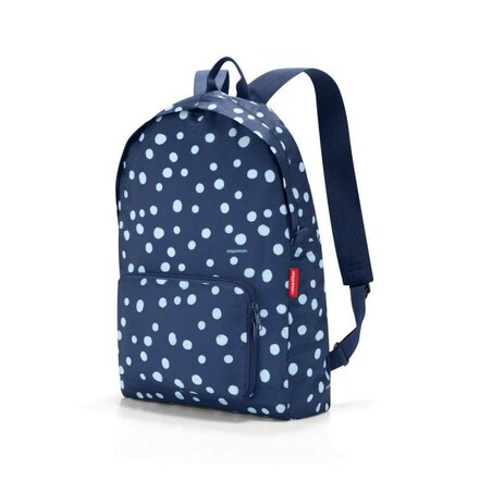 Plecak mini maxi rucksack spots navy - poliester, 14 l