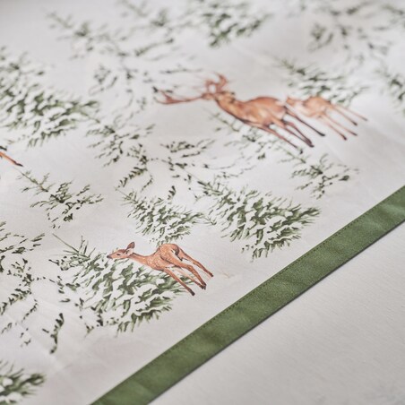 Obrus z nadrukiem Hirvos 130x180 cm z motywem zwierząt leśnych