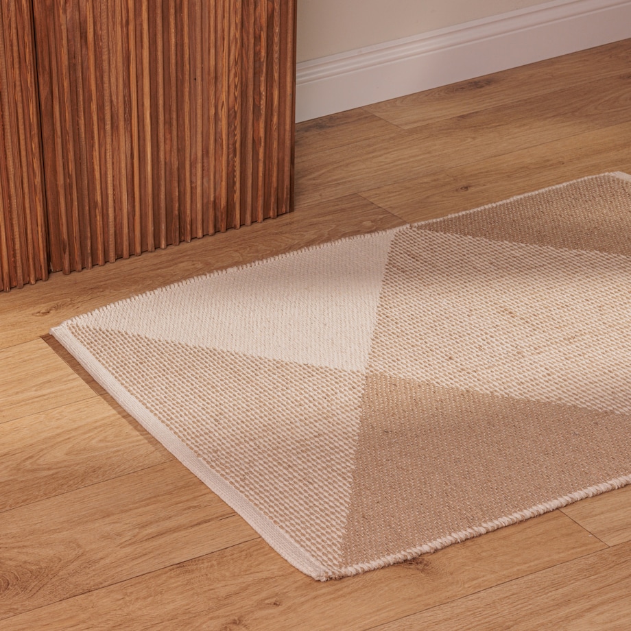 Dywanik Fringer 60x90 cm z motywem geometrycznym