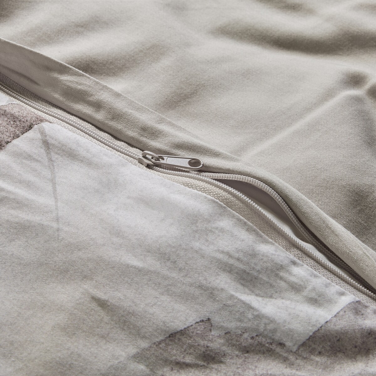 Pościel z bawełny satynowej Velrano 160x200 cm z motywem liściastym