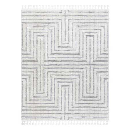 Dywan SEVILLA Z788A Labirynt, grecki biały / 120x170 cm