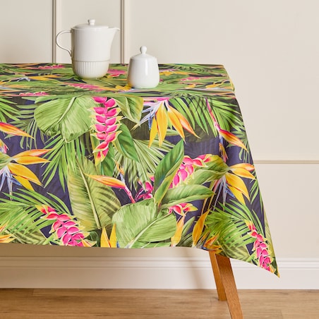 Obrus z nadrukiem Pasaro 130x180 cm z motywem tropikalnym