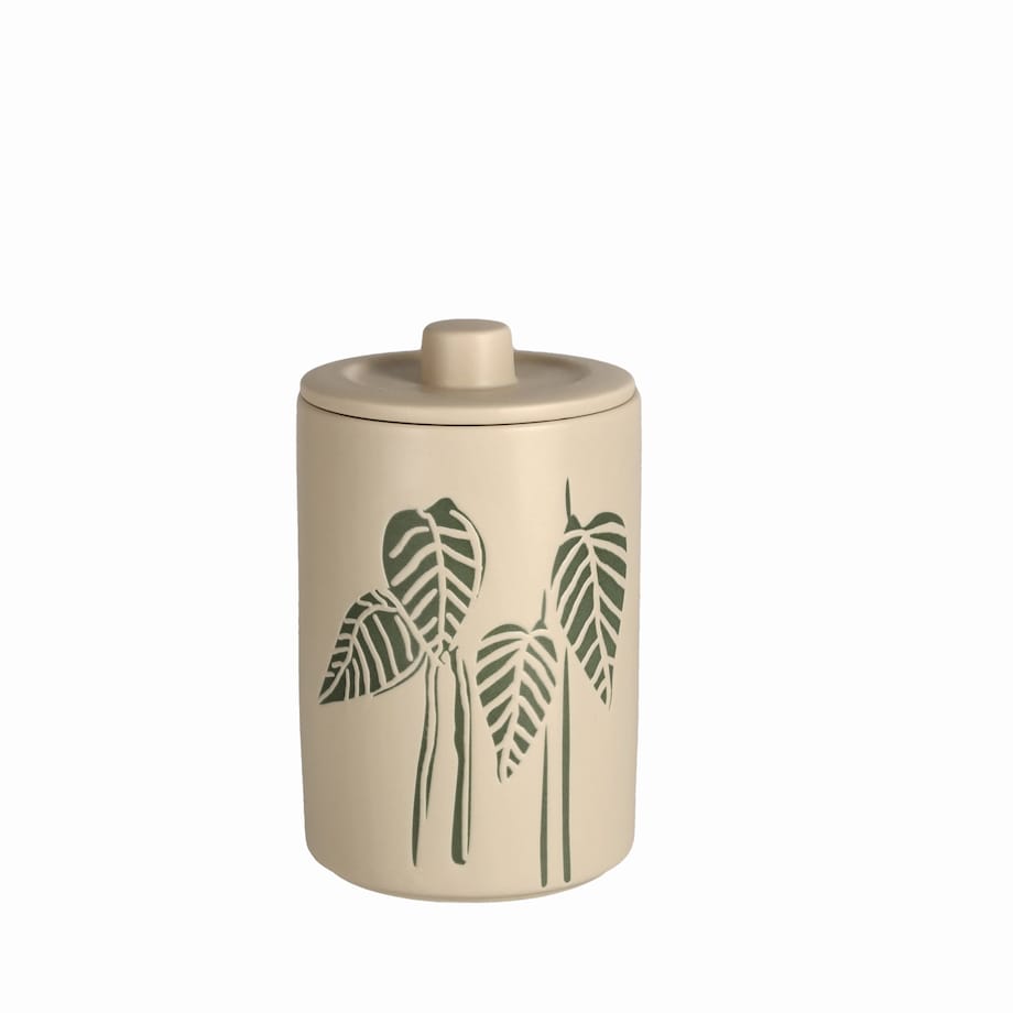 Pojemnik Leavi z motywem tropikalnym