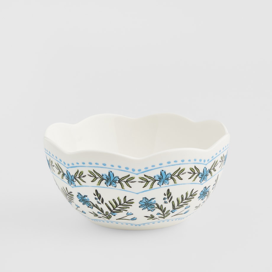 Miska Avenel z motywem roślinnym