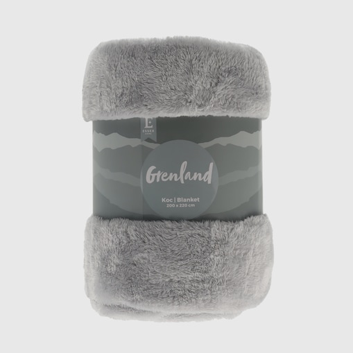 Jednokolorowy koc Grenland VI 200x220 cm
