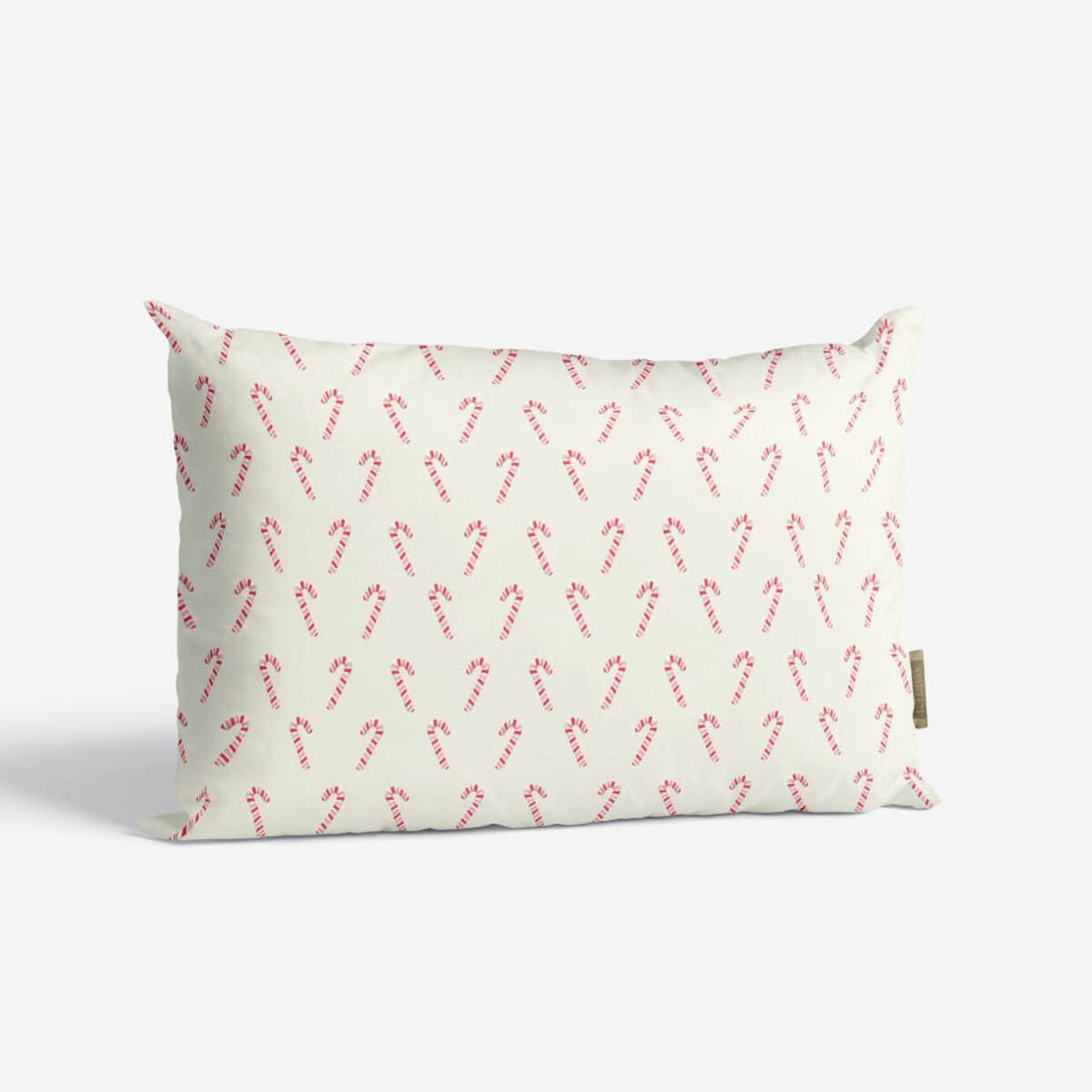 Poduszka świąteczna - Laski cukrowe - beż 40x60 cm