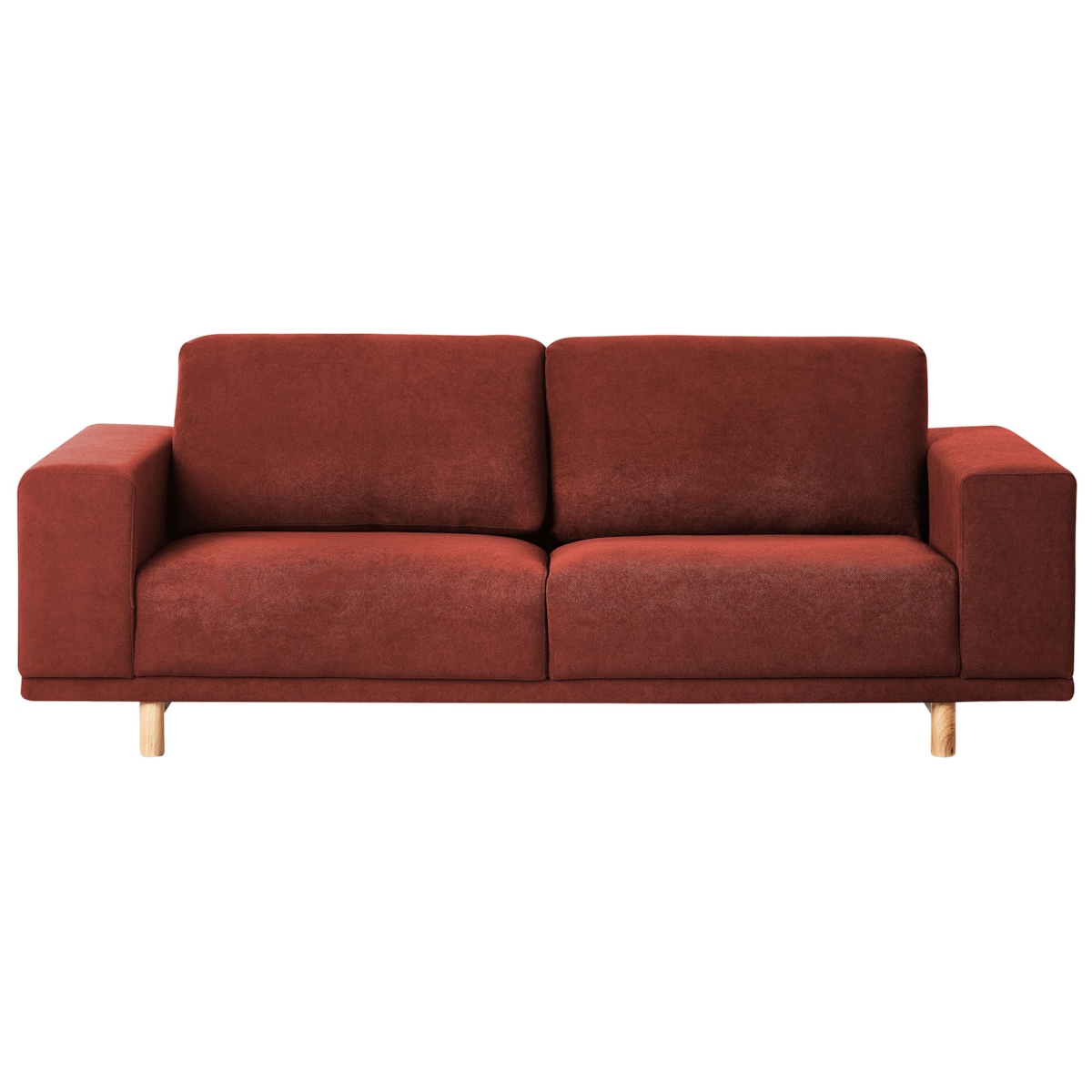 Sofa 3-osobowa czerwona NIVALA