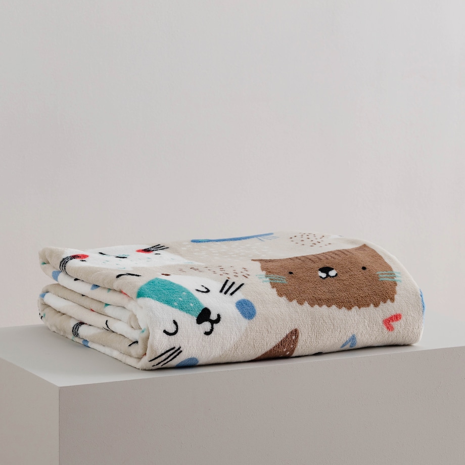 Drukowany koc Tabby 150x200 cm