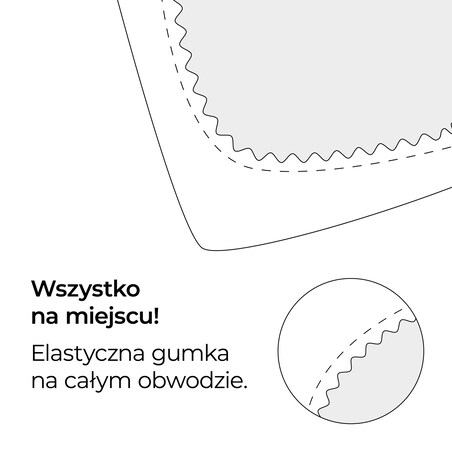Prześcieradło Z Gumką Leafisi 180x200 cm