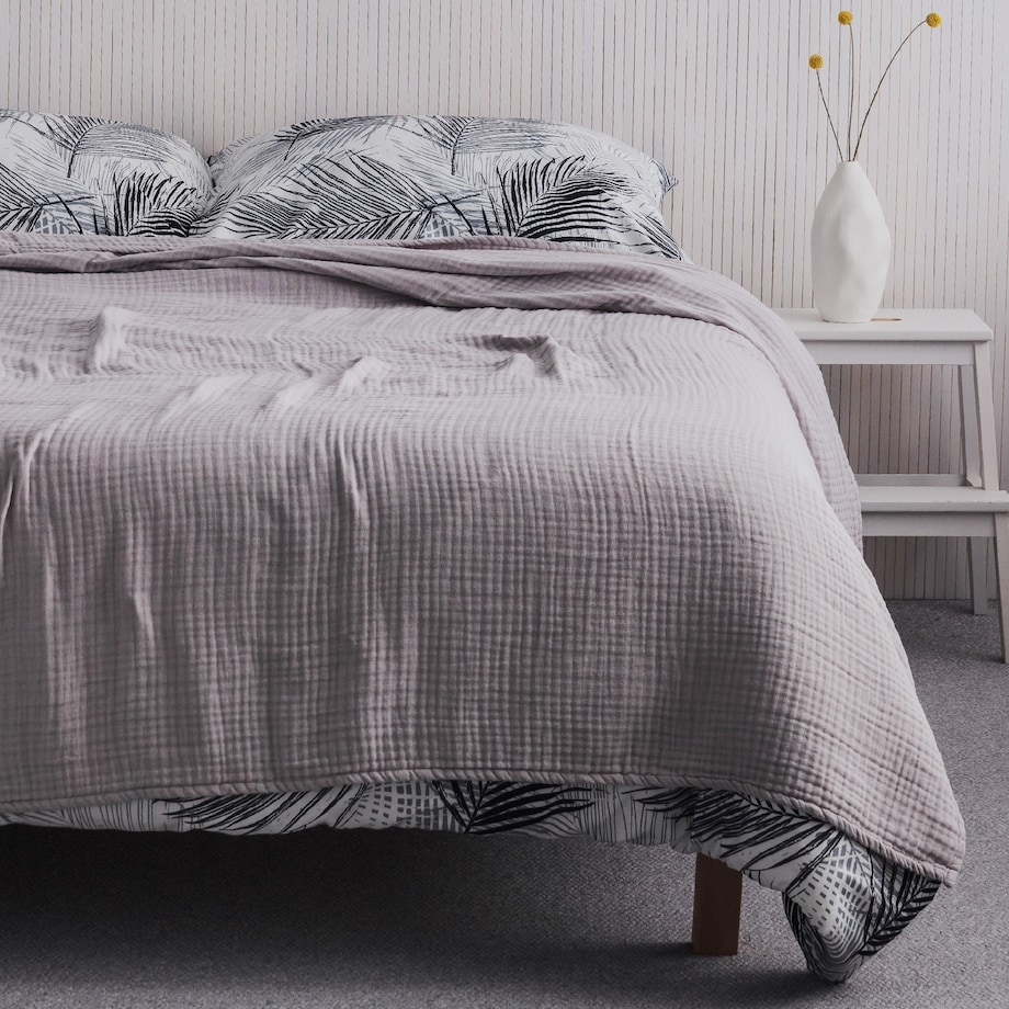 Narzuta Muślinowa Cienka Jayde 180x220 cm