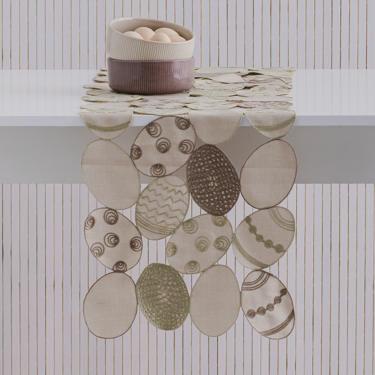 Bieżnik Scrolly Egg 35x180 cm