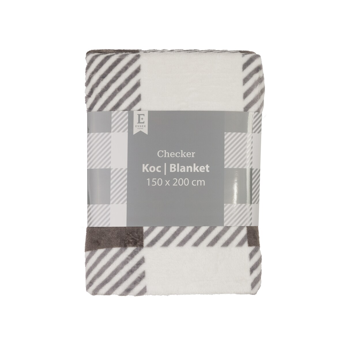 Drukowany koc Checker 150x200 cm