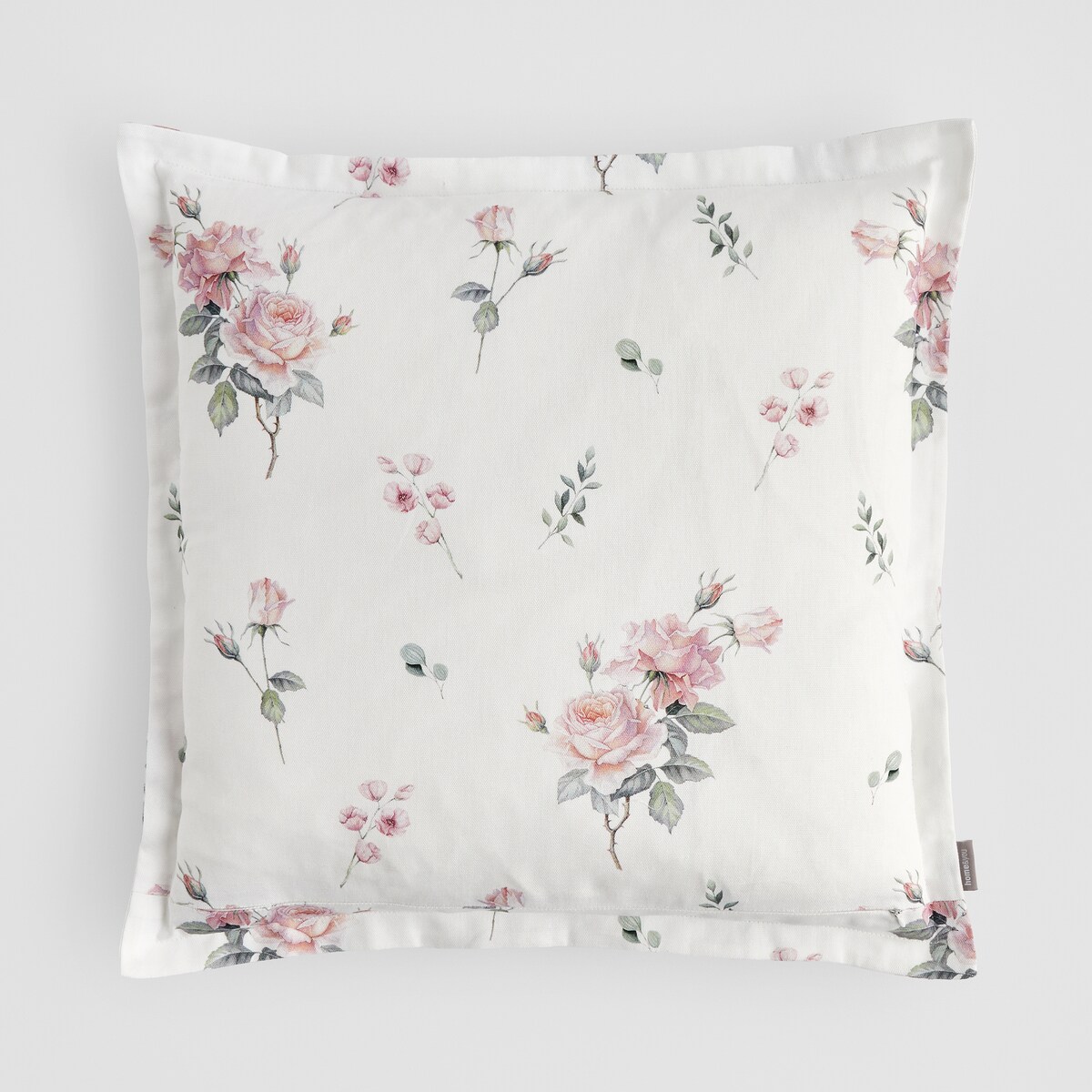 Poszewka z nadrukiem Charyor 45x45 cm z motywem kwiatowym