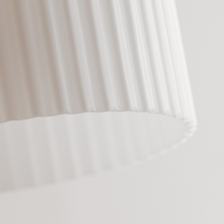 Lampa podłogowa z marmurową podstawą Ivory