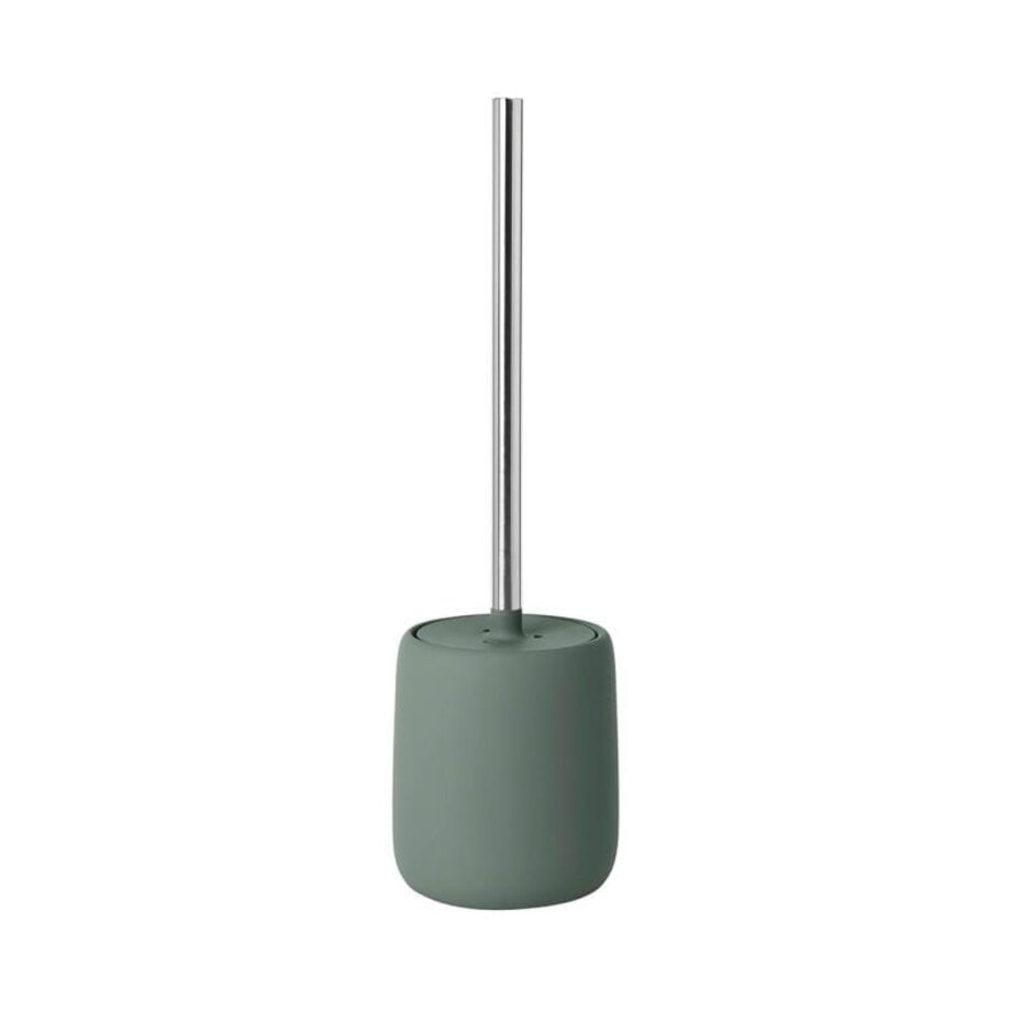 Ceramiczna szczotka do wc SONO - Agave Green, 39 cm