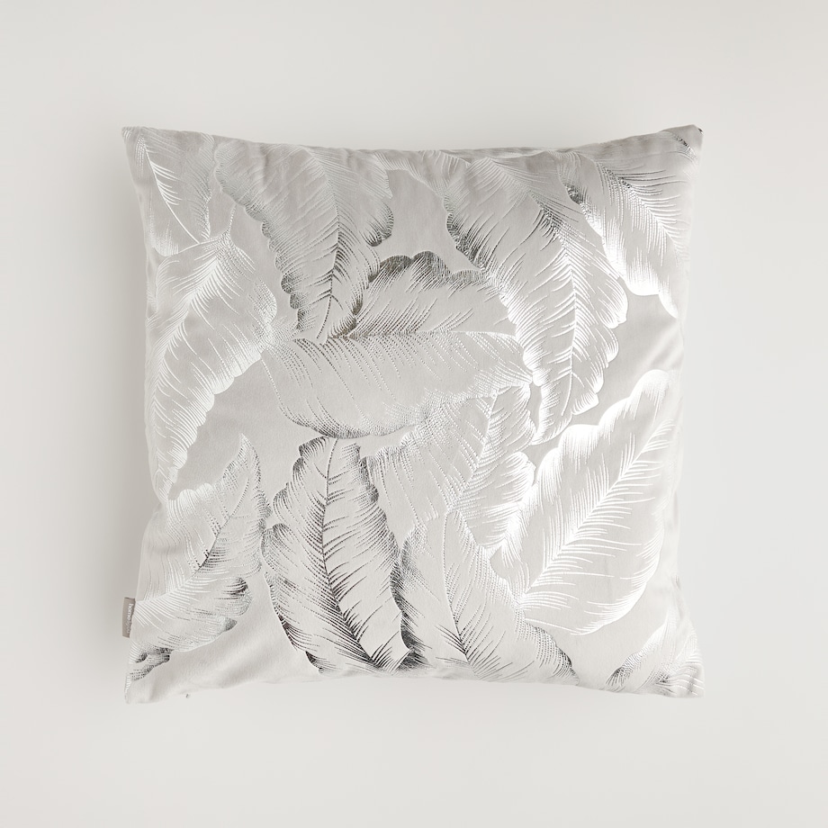 Poszewka z nadrukiem Foglare 45x45 cm z motywem liściastym