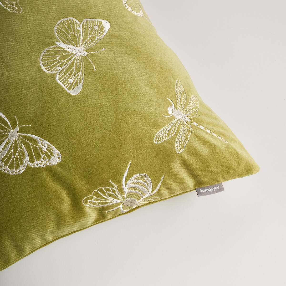 Poszewka Haftowana Owados 45x45 cm z motywem zwierzęcym