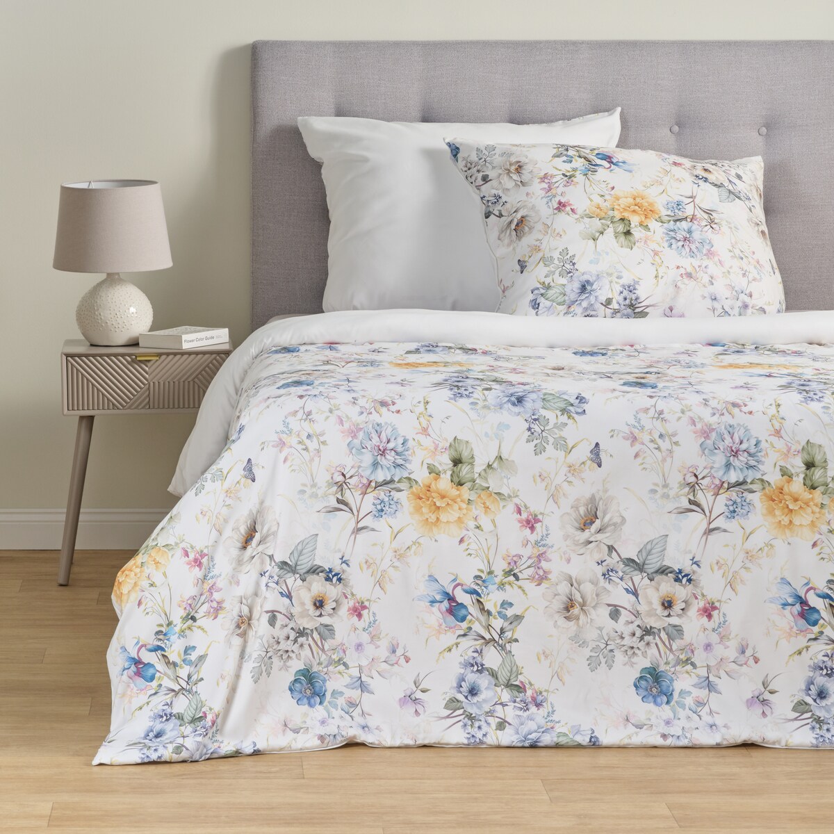 Pościel Z Mikrofibry Lizo 160x200 cm z motywem kwiatowym