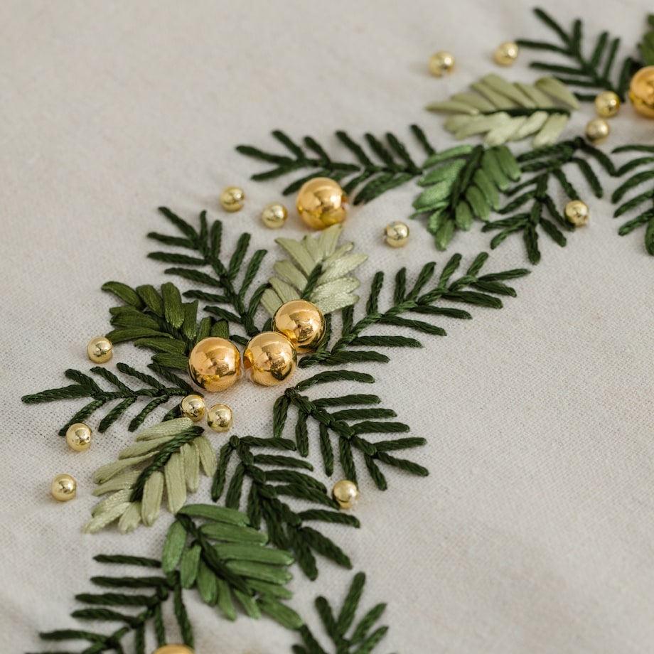 Bieżnik Haftowany Noel arbre 35x180 cm