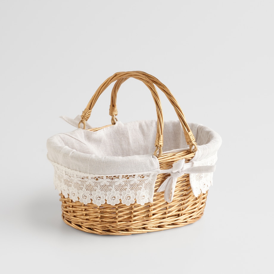 Koszyk z rączką Cabra 23x30 cm