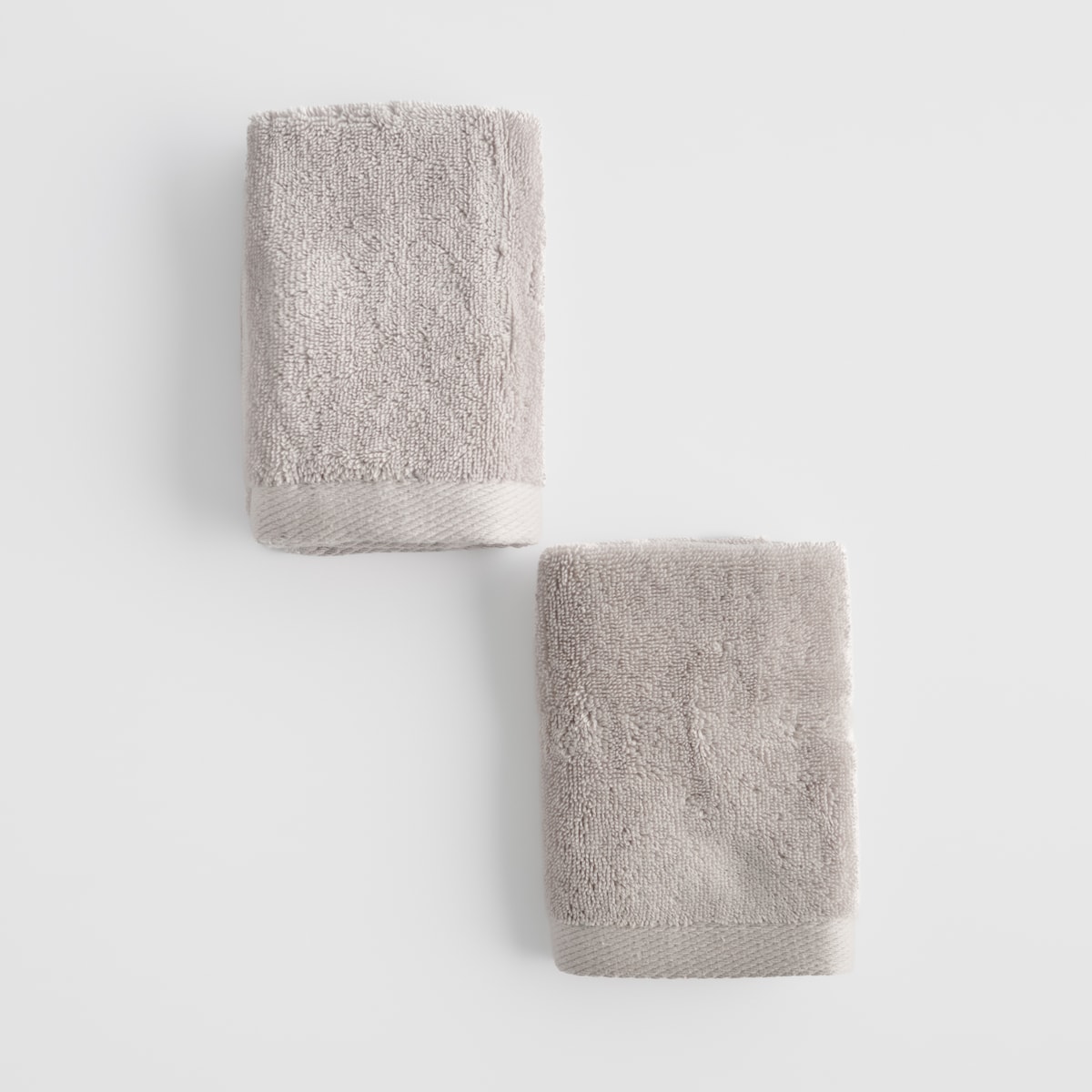 Komplet 2 szt. ręczników z bawełny egipskiej do twarzy lub do rąk Spa 30x30 cm