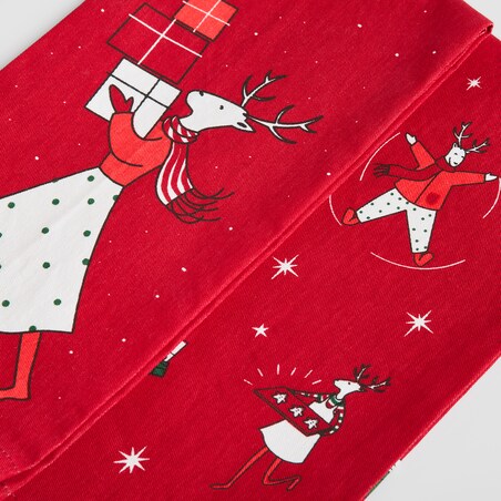 Komplet Ścierek Olinerini 45x65 cm z motywem renifera