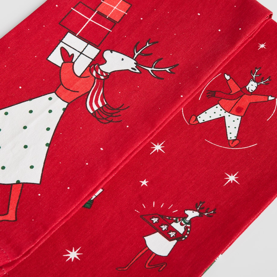 Komplet Ścierek Olinerini 45x65 cm z motywem renifera