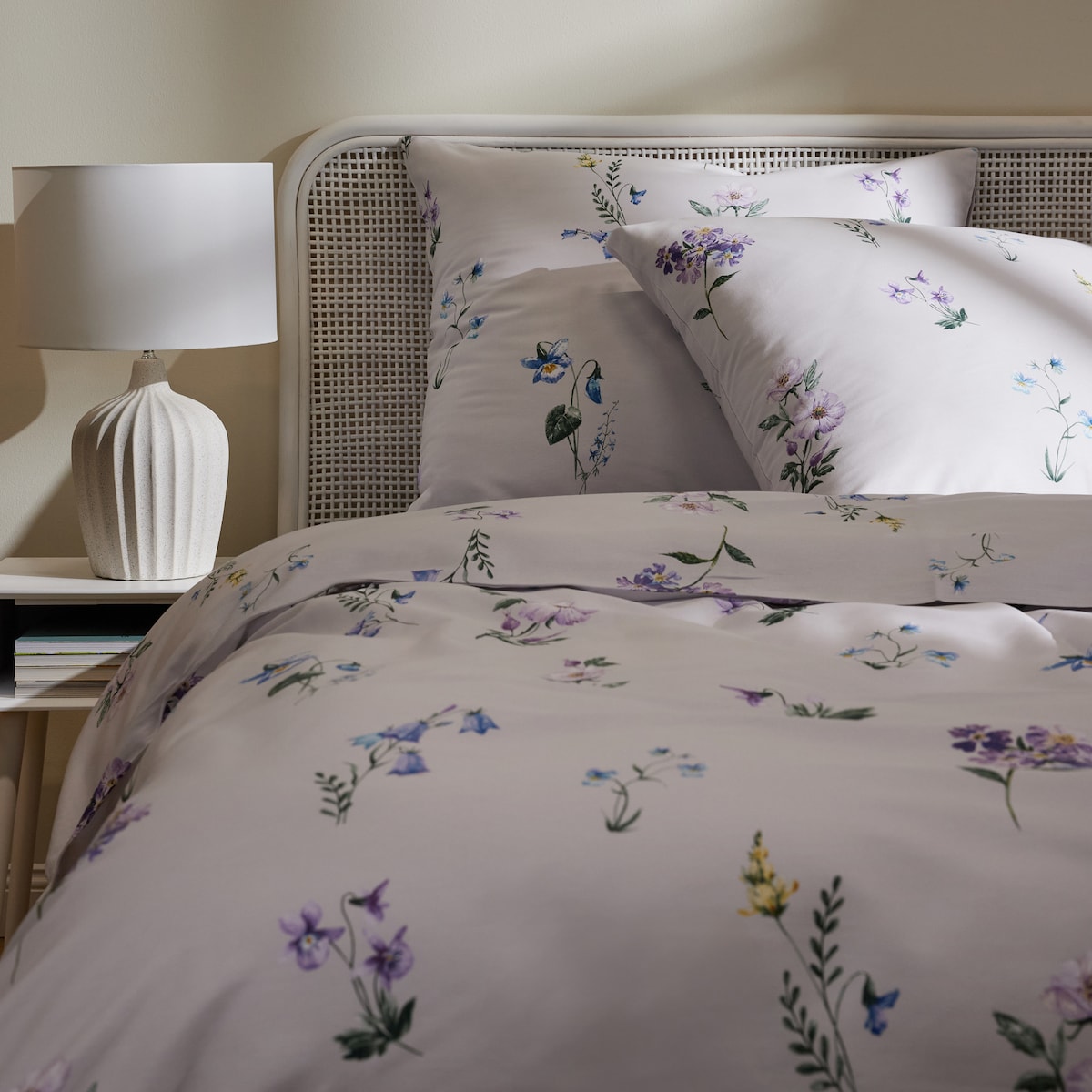 Pościel z bawełny satynowej Agnessa 200x220 cm