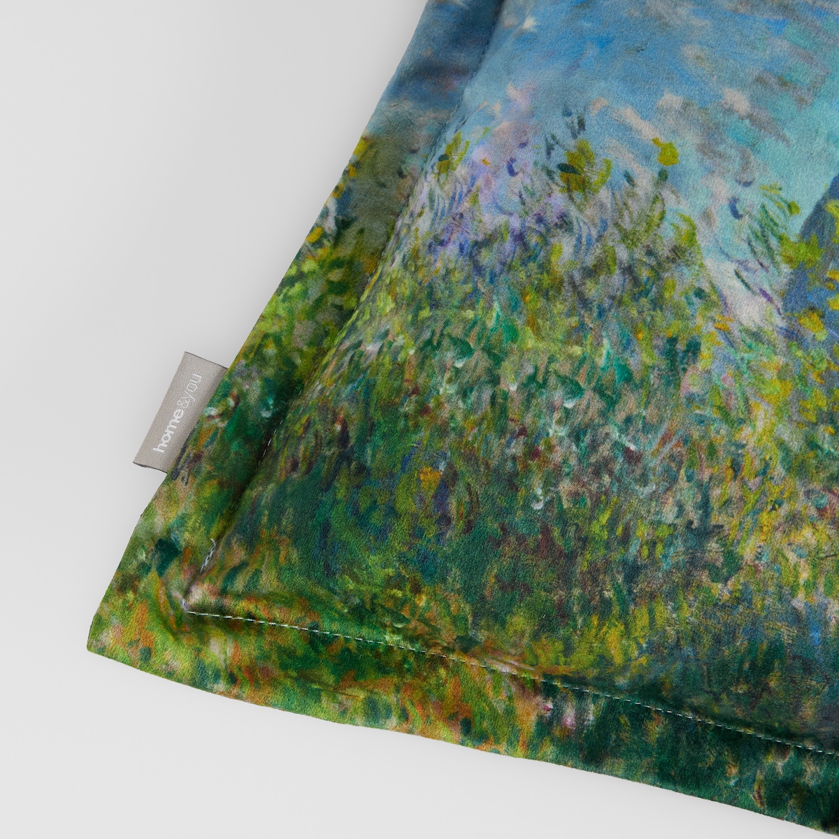 Poszewka z nadrukiem Madame Monet 45x45 cm z motywem z obrazu Claude'a Moneta