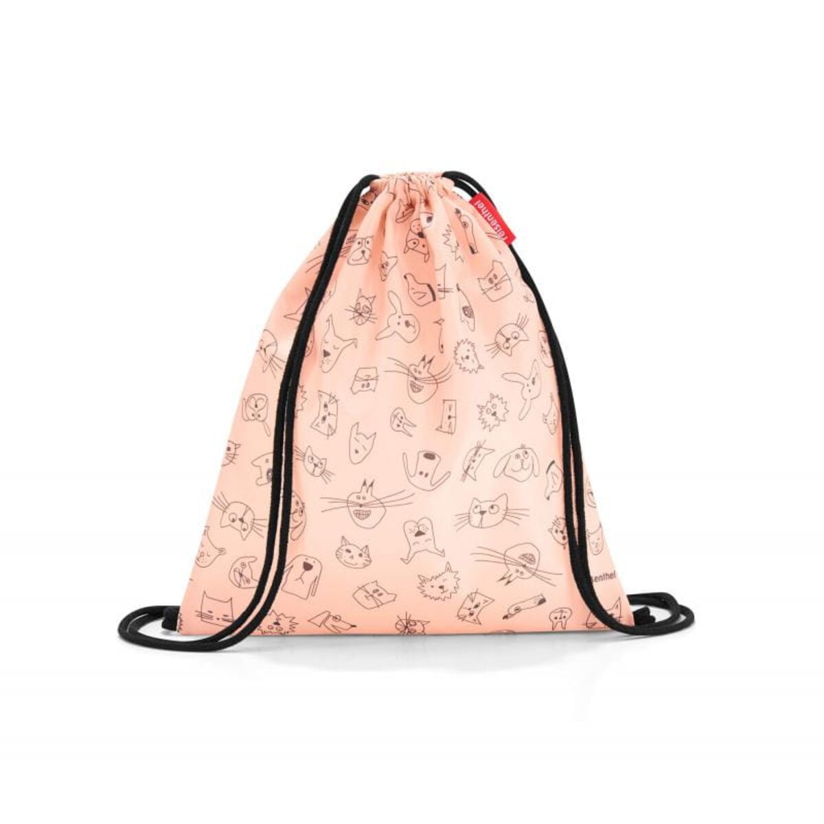 Worek na buty plecak mysac kids cats and dogs rose, poliester 5 l